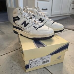 New Balance 650RAime Leon Dore White Navy